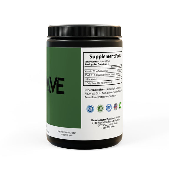 BCAA Supplement, Watermelon (325g, 11.46oz, 45 servings)