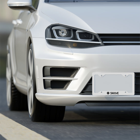 Swave Metal License Plate Frame