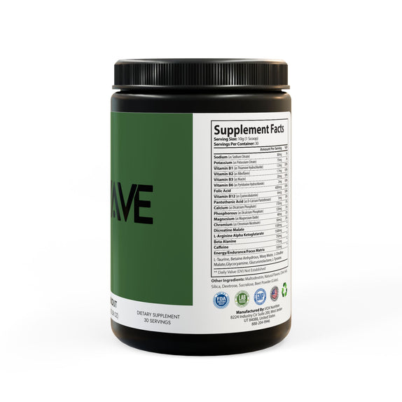 Swave Pre-Workout, Watermelon (300g, 10.58oz)